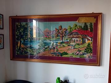 quadri cuciti a mano