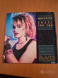 45 giri Madonna Crazy for you