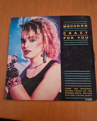 45 giri Madonna Crazy for you