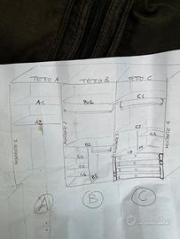 Cameretta estel color panna