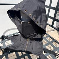 Cappuccio Assassino,pirata -Nero-zip,cinturini NEW