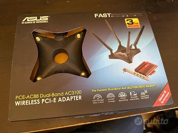 scheda wifi interna ASUS PCE-AC88 AC3100  PCIe