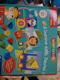 gioco da tavolo trenino delle forme