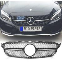 GRIGLIA MERCEDES W205 14-18 LOOK AMG NERO CROMO DI