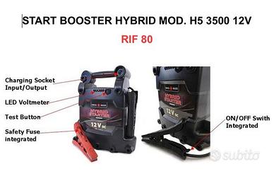 Start Booster Hybrid H5 3500 12V Carica Batteria