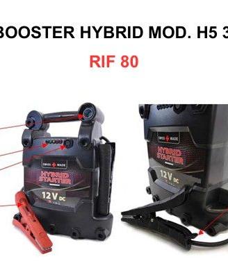 Start Booster Hybrid H5 3500 12V Carica Batteria