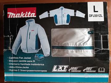 Makita DFJ201ZL  Giacca per tifosi ventilata sport