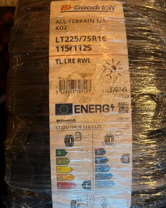 4 Pneumatici Bfgoodrich All Terrain 225/75 R16