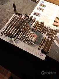 alesatori tornio trapano e utensili vari usati 