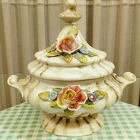 Antica Zuppiera in Ceramica 33x32 cm