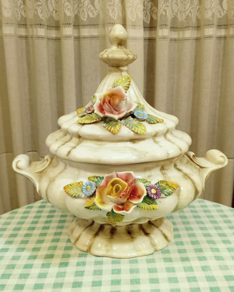 Antica Zuppiera in Ceramica 33x32 cm