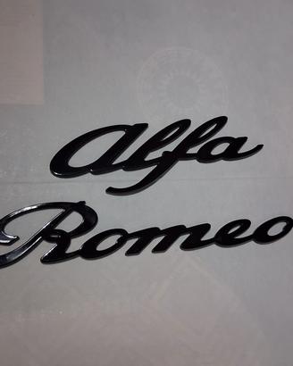 Scritta Logo Alfa Romeo