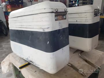 MOTO GUZZI BORSE IN FERRO CON TELAIO 