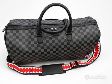 Sprayground Sharks in Paris borsone Grey Check