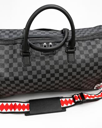 Sprayground Sharks in Paris borsone Grey Check