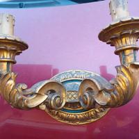 Applique da parete in legno