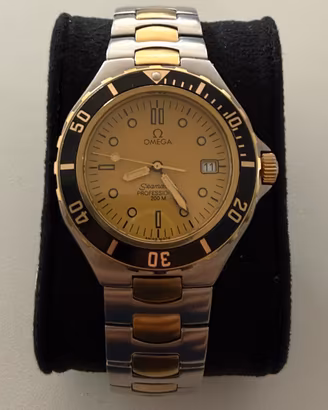 Omega Seamaster prebond swiss gold dial