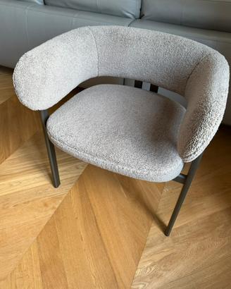 4 sedie pranzo Nature Design Bay Armchair
