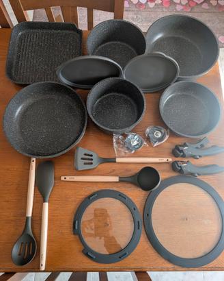 Set di pentole 21 pezzi