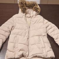 Giubbotto Zara girls 9/10 anni con cappuccio.