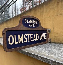 Cartello stradale New York 1945