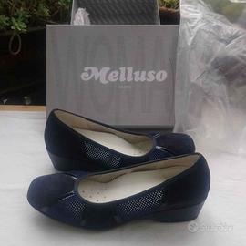 Scarpe donna Melluso, numero 37,  camoscio e rete