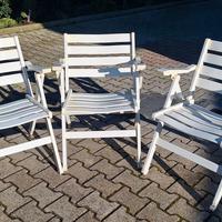 "Foppapedretti"  3 sedie da giardino 