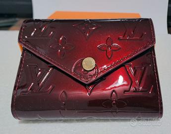 Portafoglio Louis Vuitton borsellino viola vernice