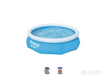 Set Piscina gonfiabile bestway 305x76cm
