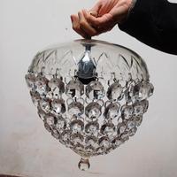 Coppia lampadari a goccia vintage, anni '50