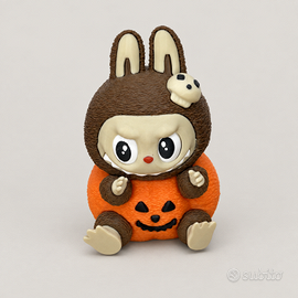 Labubu Halloween con zucca – Stampa 3D artigianale