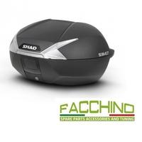 Bauletto Moto Shad SH47 Nero Catadriotto Bianco 47