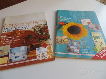 riviste di stencil e patchwork