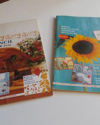 riviste di stencil e patchwork