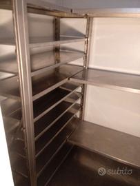 scaffali in acciaio inox