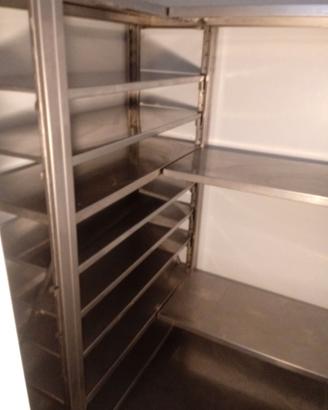 scaffali in acciaio inox