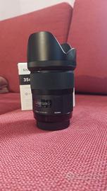 Sigma 35mm f/1.4 Art - Attacco A-mount Sony Alpha