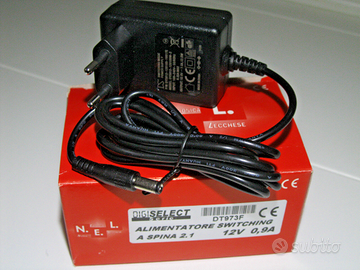 ALIMENTATORE a SPINA SWITCHING 230Vac / 12V 1000mA