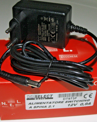 ALIMENTATORE a SPINA SWITCHING 230Vac / 12V 1000mA