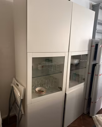 Vetrina Ikea bianca