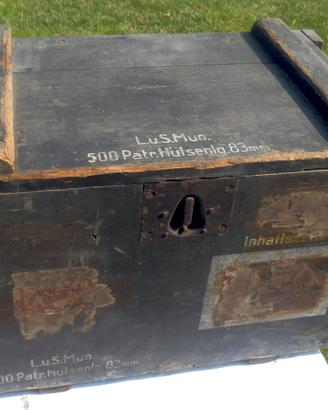 Cassa militare Tedesca Wehrmacht WW2 WWII