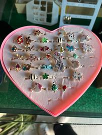 Anellini bambina regolabili