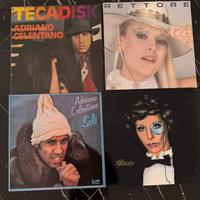 Lotto 4 LP Italiani – Celentano, Rettore, Vanoni