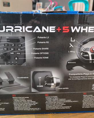 Hurricane Wheel +5 Special, Volante PS5, PS4, PS3