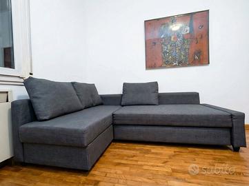 Divano letto angolare IKEA FRIHETEN grigio scuro