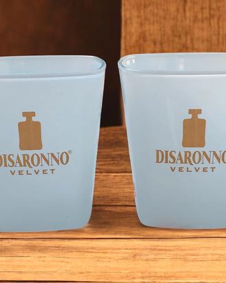 Set 2 bicchieri disaronno velvet liqueur edizione