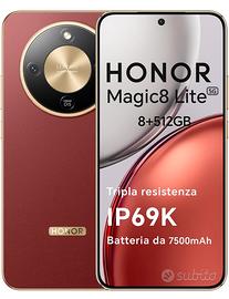 Honor Magic8 lite 8+512GB 7500 mAh fotocamera 108M