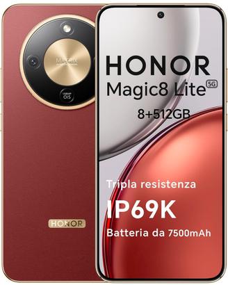 Honor Magic8 lite 8+512GB 7500 mAh fotocamera 108M