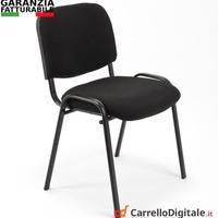 Sedie Conferenza - sedie attesa Impilabili tessuto