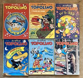 Topolino n. 1503, 1514, 1518, 1519, 1546, 1582